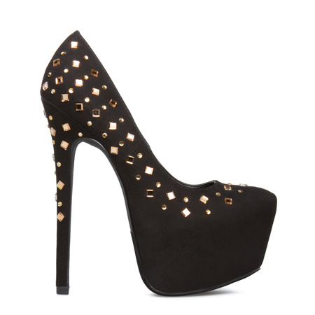 Stiletto Pumps, Ankle Strap Heels, Sexy High Heels Shoes, Black ...